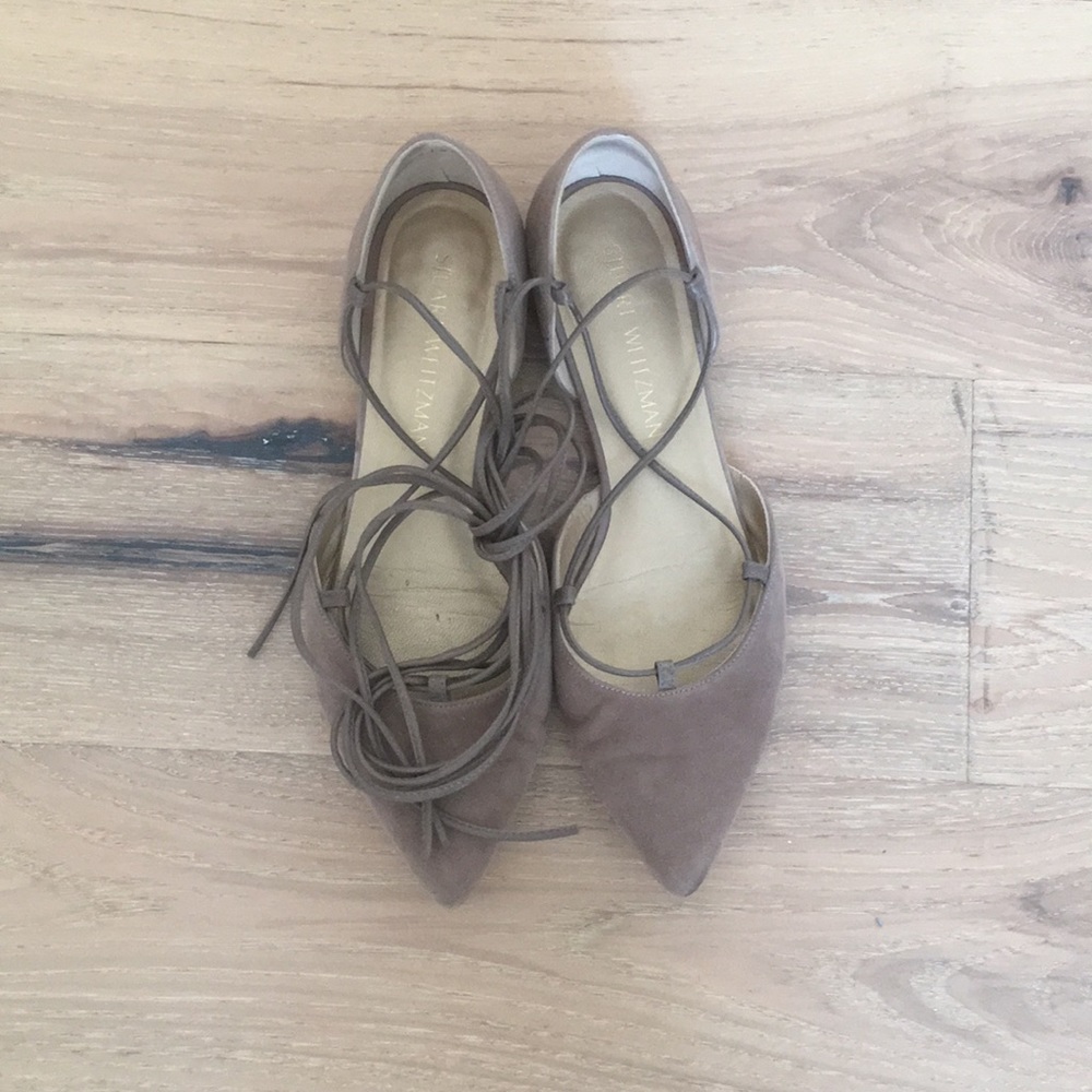 Stuart Weitzman Gilligan Lace Up (Size 7.5)